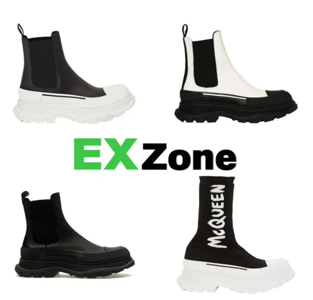 Alexander McQueen Boots Tread Slick platform Chelsea image 1
