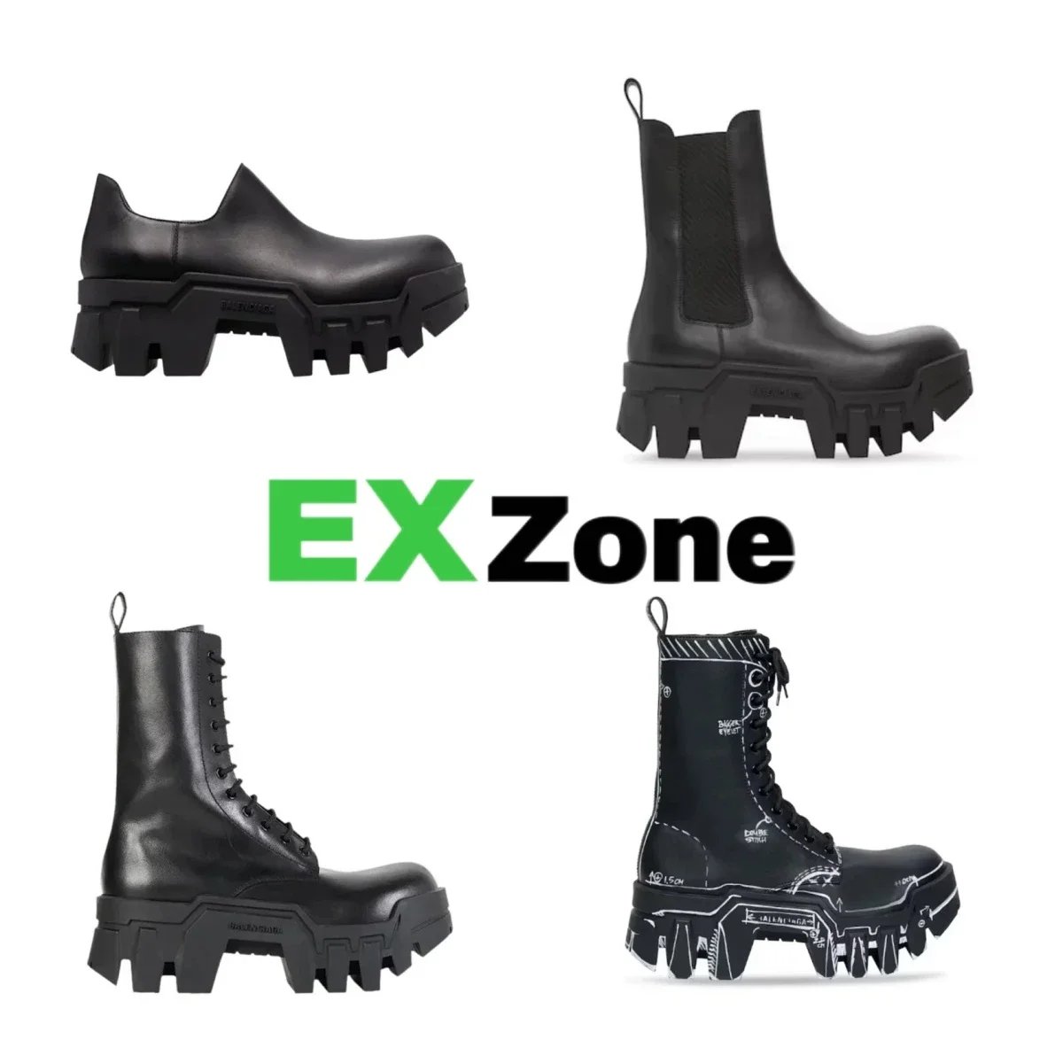 Balenciaga Leather Shoes Bulldozer Derby image 1
