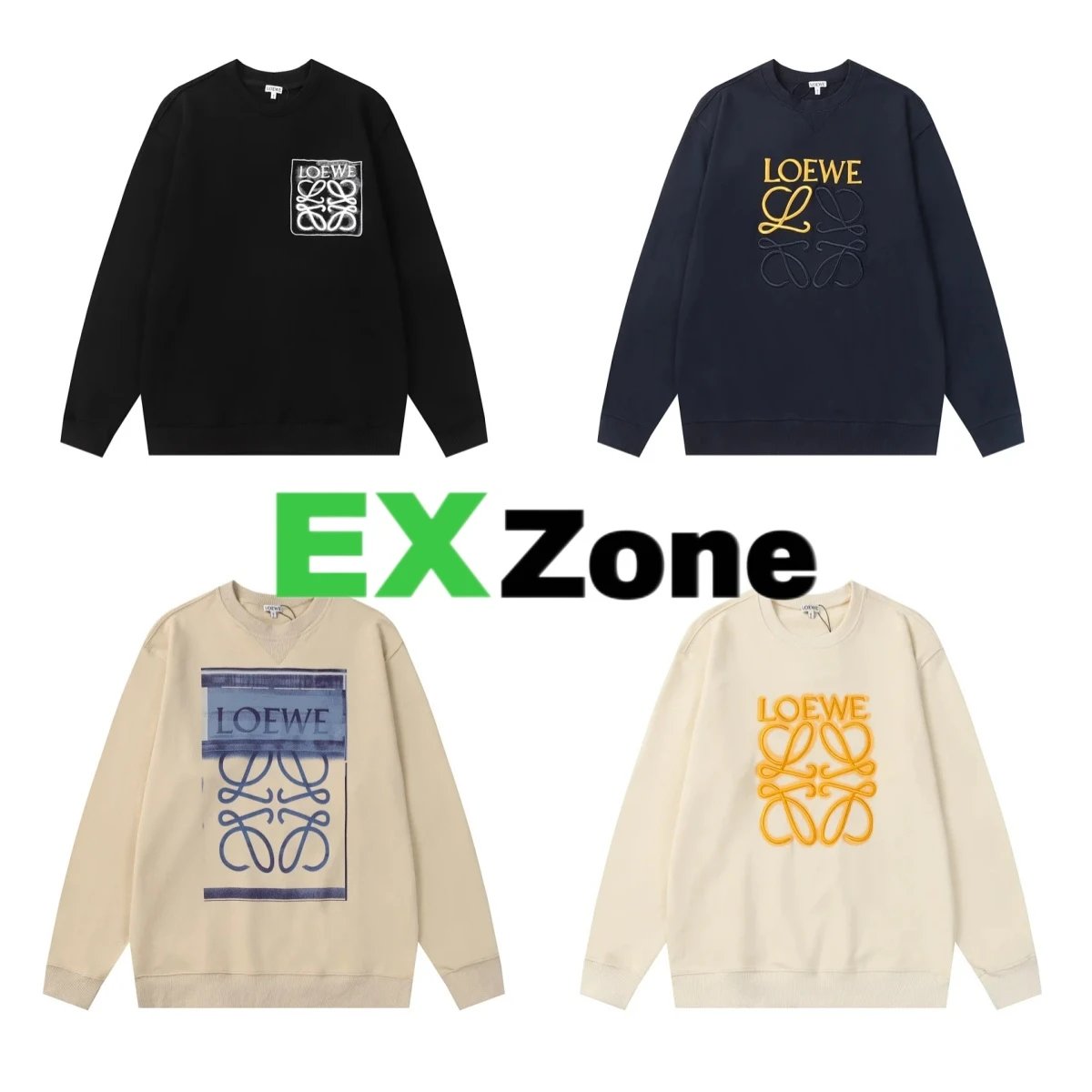 Loewe Logo Sweatshirt Black Ca