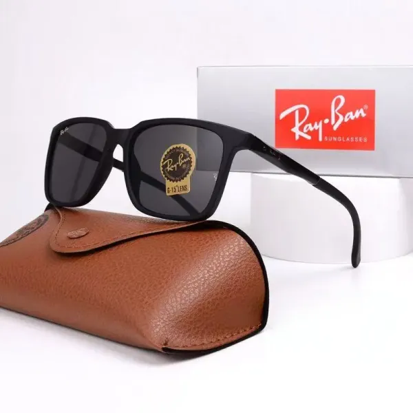 Ray-Ban Wayfarer Black Polarized Sunglasses - 5
