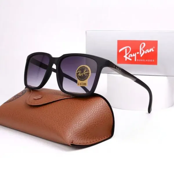 Ray-Ban Wayfarer Black Polarized Sunglasses - 3