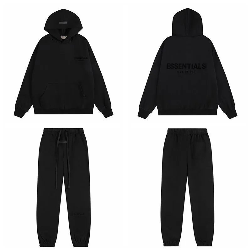 Fear of God Essentials Hoodie and Sweatpants Set Beige Hoodie - 4