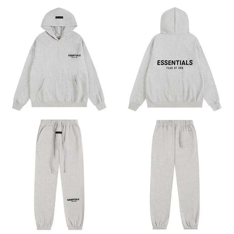 Fear of God Essentials Hoodie and Sweatpants Set Beige Hoodie - 3