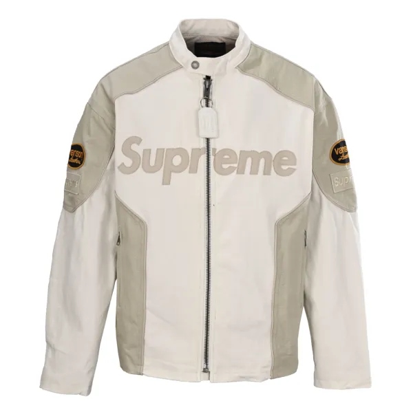 Supreme x Vanson Leather Co. Motorcycle Jacket Black - 2