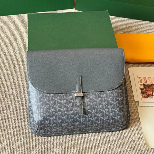 Goyard Saint-Louis PM Gray Monogram Clutch - 1