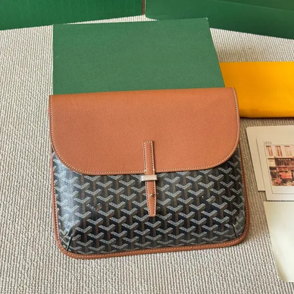 Goyard Saint-Louis PM Gray Monogram Clutch - 4