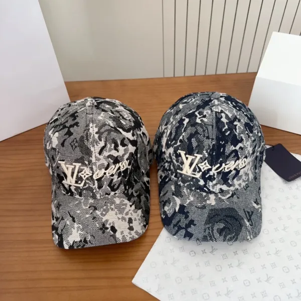 Louis Vuitton Monogram Denim Baseball Cap Multicolor - 3