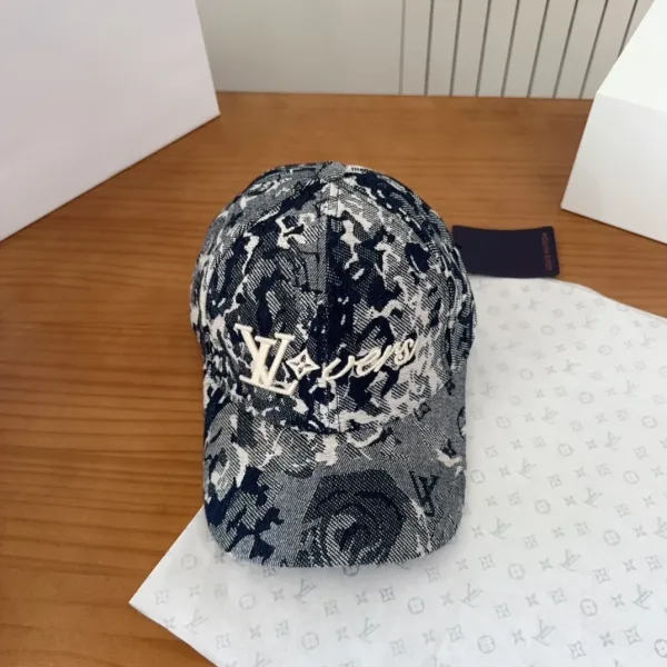Louis Vuitton Monogram Denim Baseball Cap Multicolor - 7