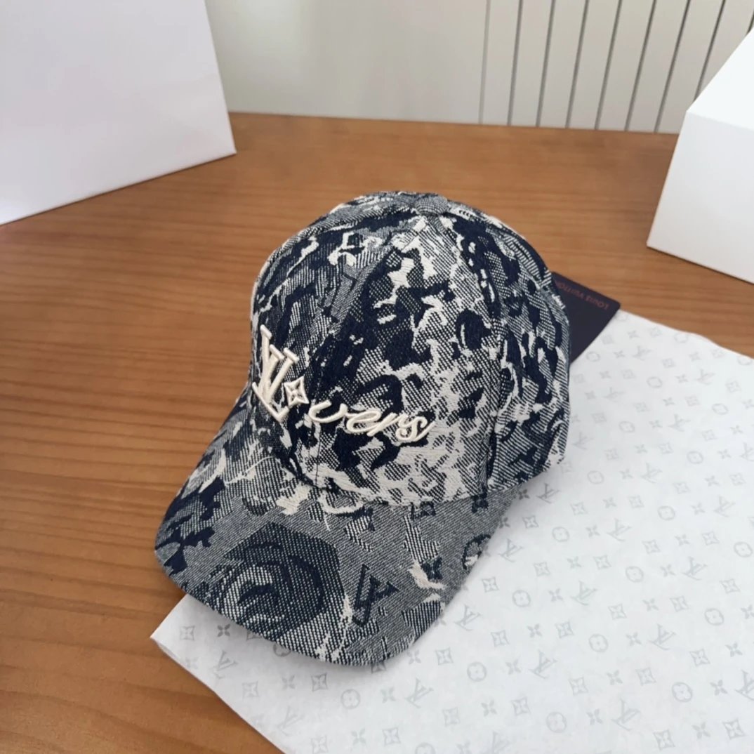 Louis Vuitton Monogram Denim Baseball Cap Multicolor - 1