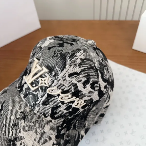 Louis Vuitton Monogram Denim Baseball Cap Multicolor - 9
