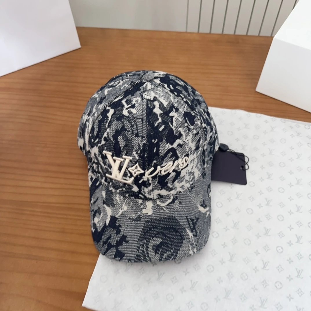Louis Vuitton Monogram Denim Baseball Cap Multicolor - 6
