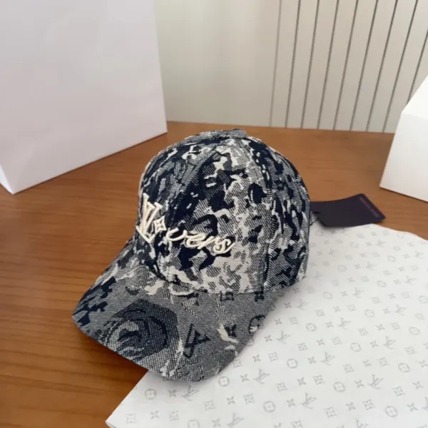 Louis Vuitton Monogram Denim Baseball Cap Multicolor - 5