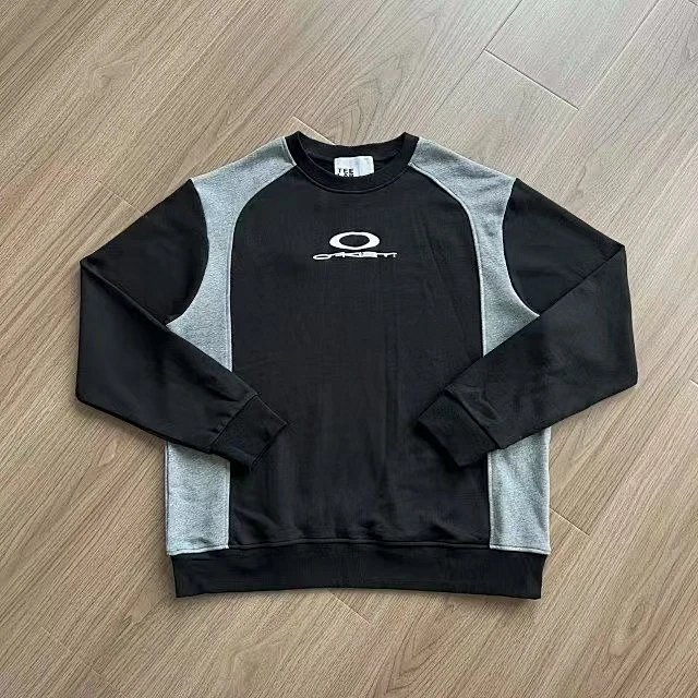 Oakley Logo Raglan Sweatshirt Black / Gray Hoodie product detail 2 in Litbuy spreadsheet finds