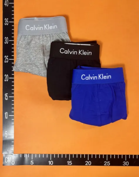 Calvin Klein Modern Cotton Boxer Briefs Gray Black Blue Underwear - 1