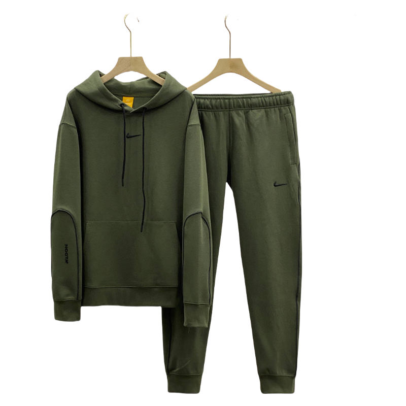 Nike Hoodie and Sweatpants Set Army Green Tracksuit