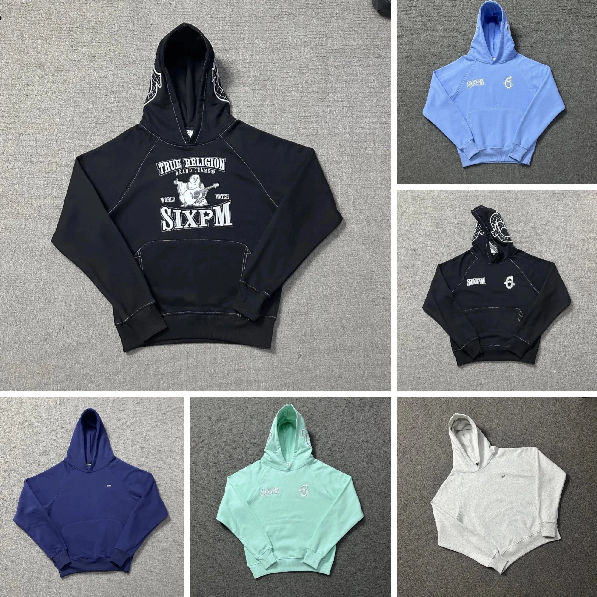 True Religion Black Hoodie