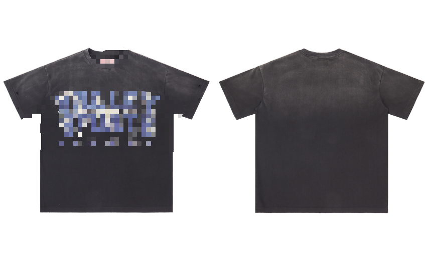 Trendy Washed Graphic Short Sleeve Tee