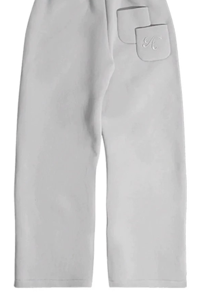 gray pants