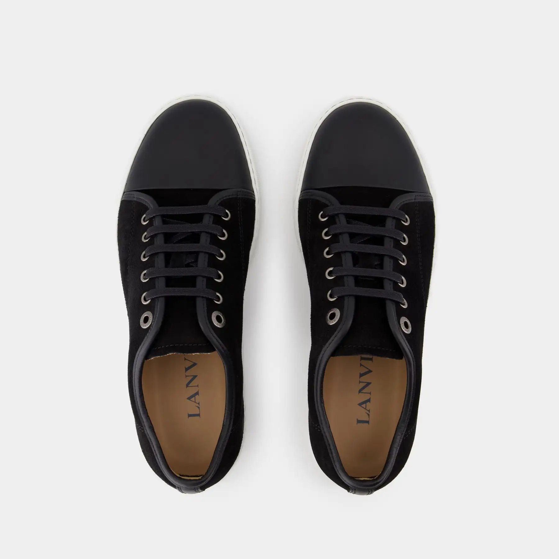 Dbb1 Sneakers  Lanvin  Leather  Black	 4