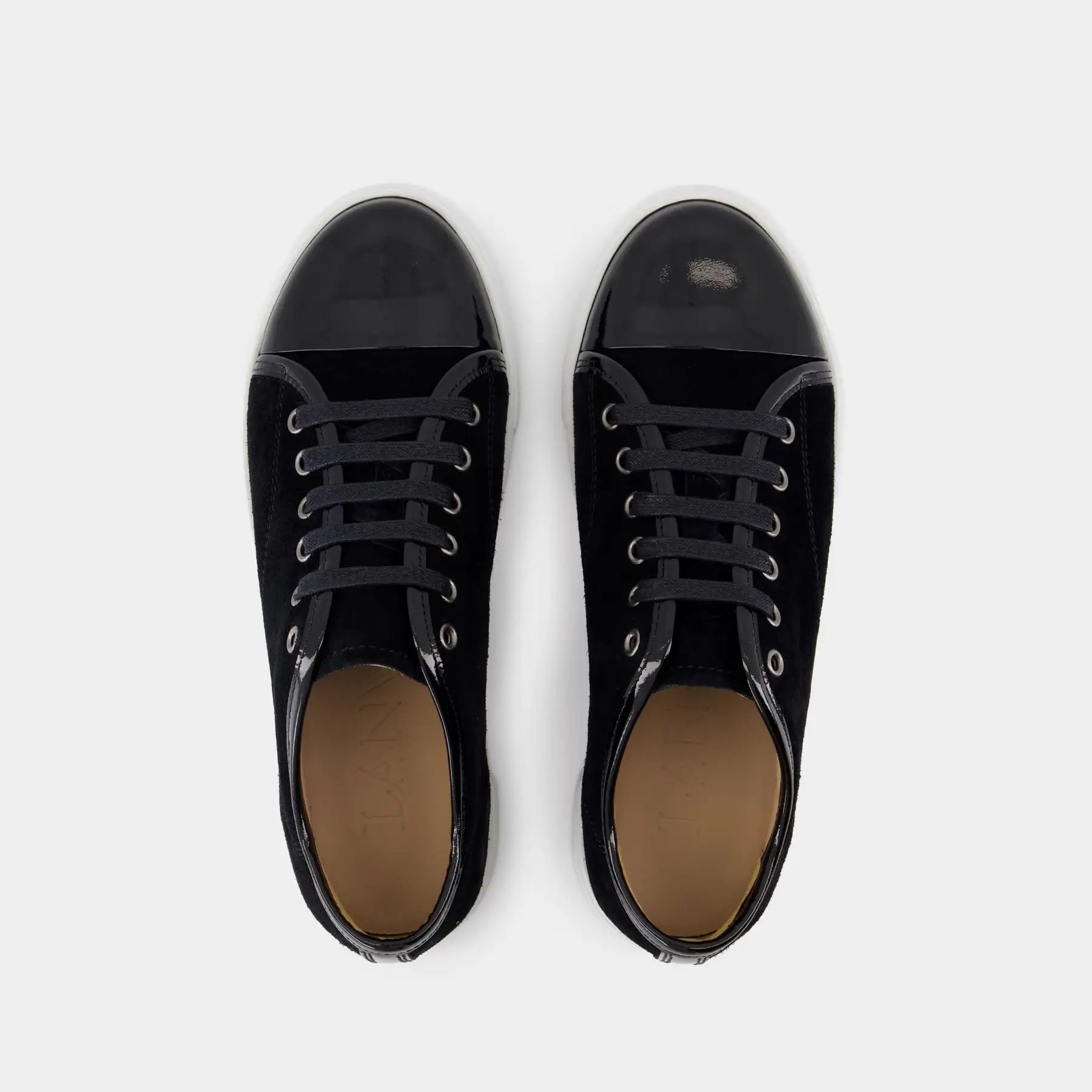 Dbb1 Sneakers  Lanvin  Leather  Black	 4