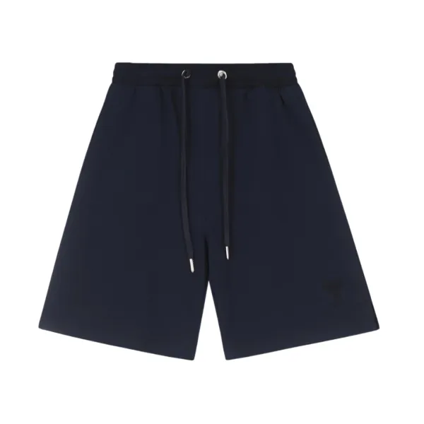 Ami Paris Heart Logo Shorts White - 11
