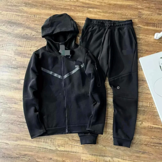 Nike Black Hoodie and Pants Set