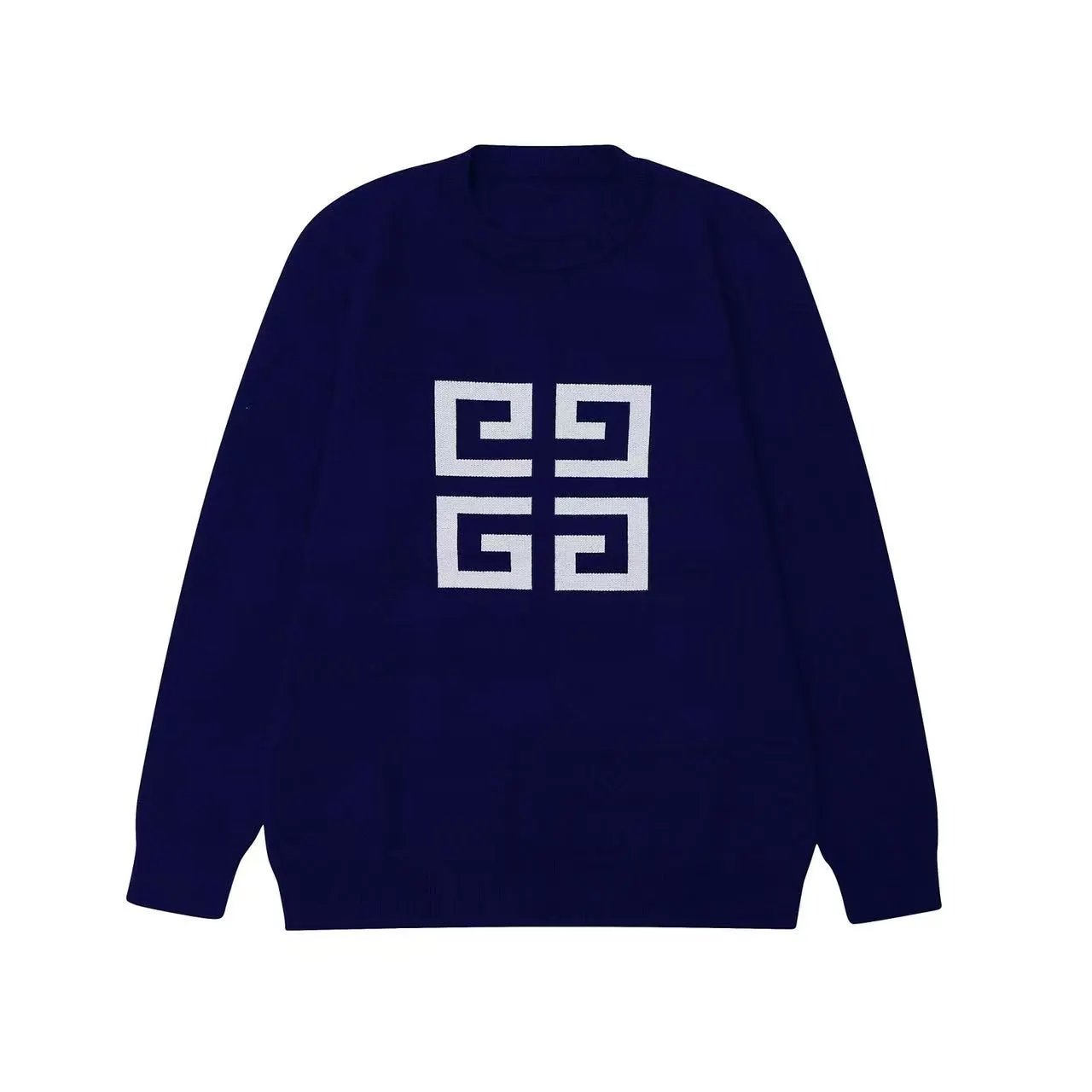 Givenchy Blue Round Neck Sweater