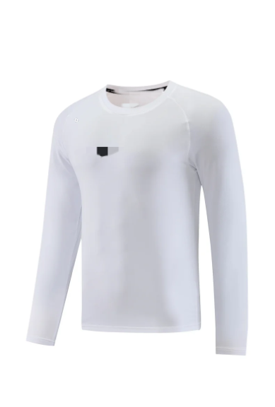 White Long Sleeve T-Shirt with Small Chest Pocket