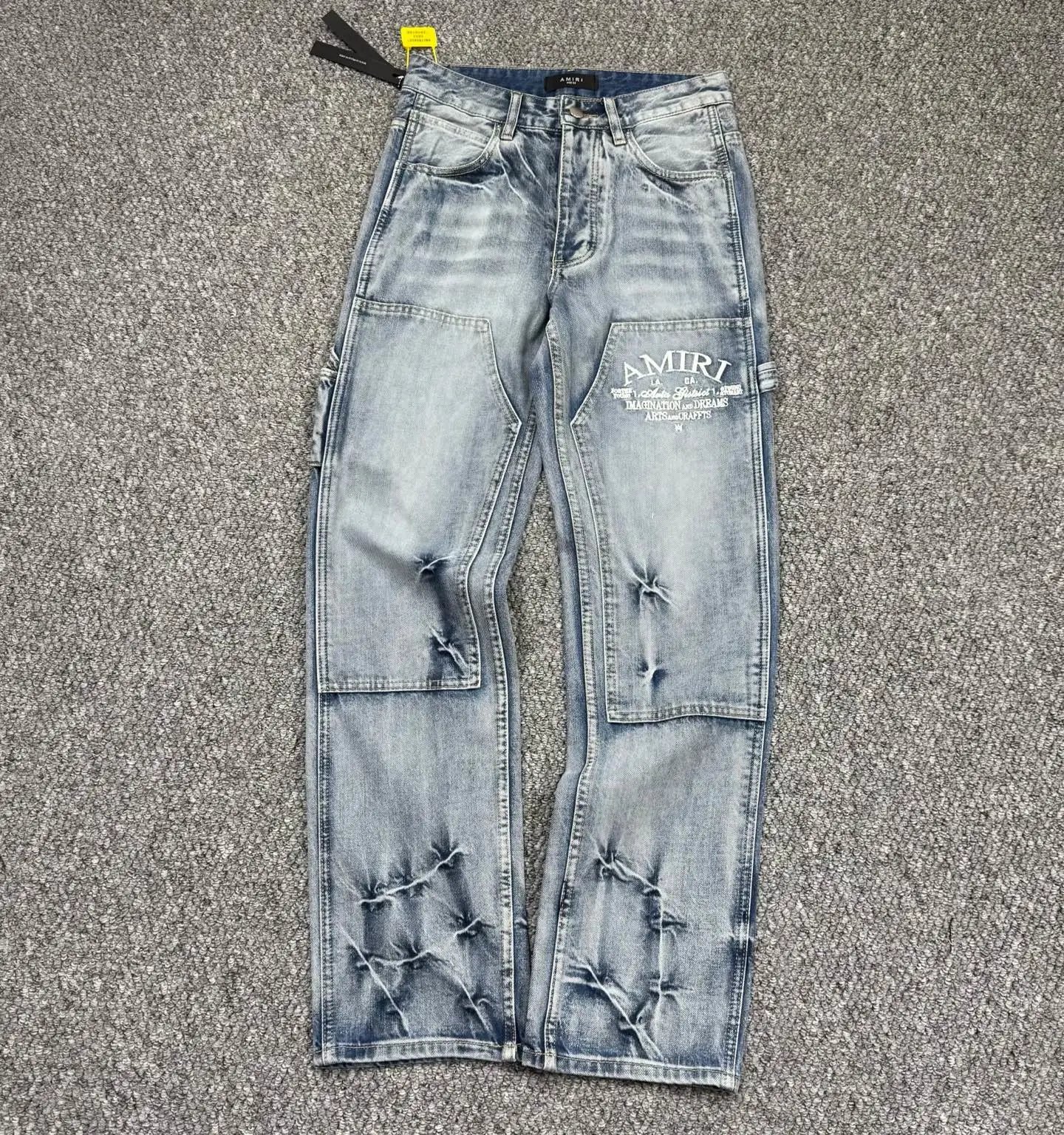 AMIRI Distressed Cargo Jeans - 000606