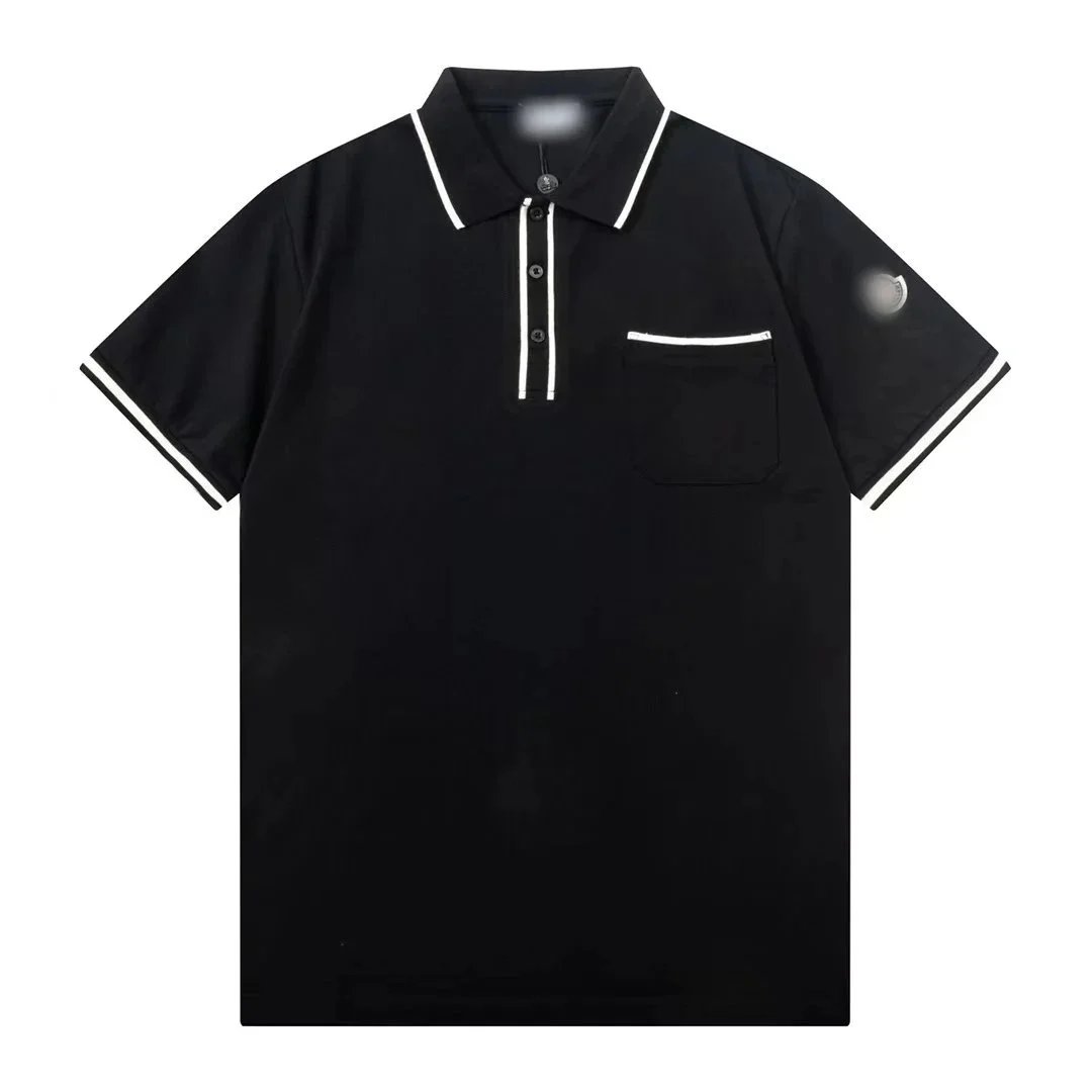 Stone Island White Piqué Polo with Black Trim - 16