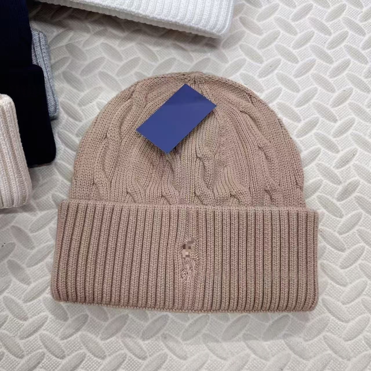 Ralph Lauren Embroidered Cable Knit Beanie photo 8