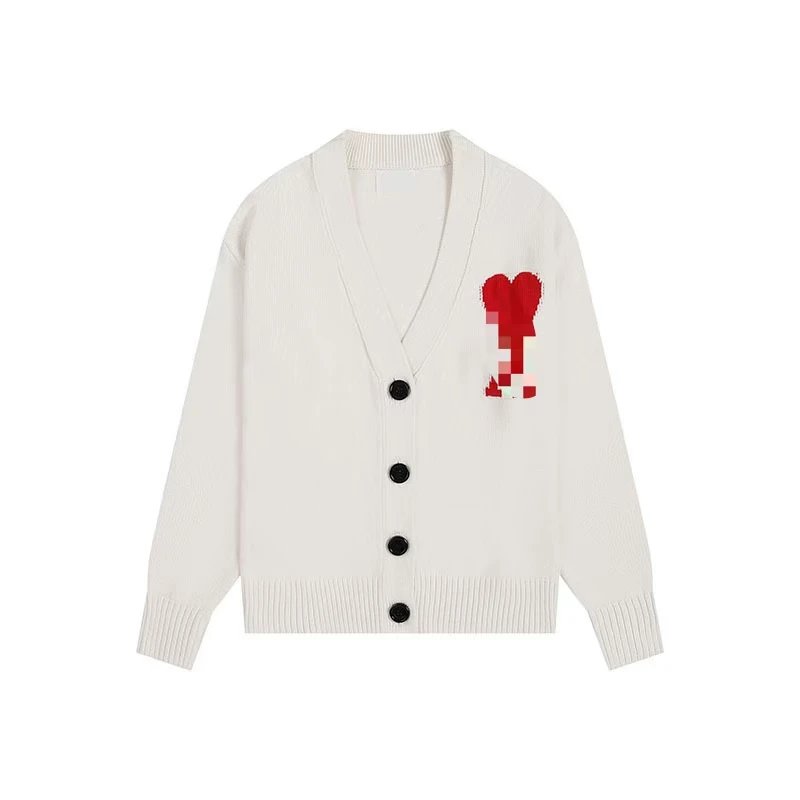Heart Cardigan Knit Sweater photo 2