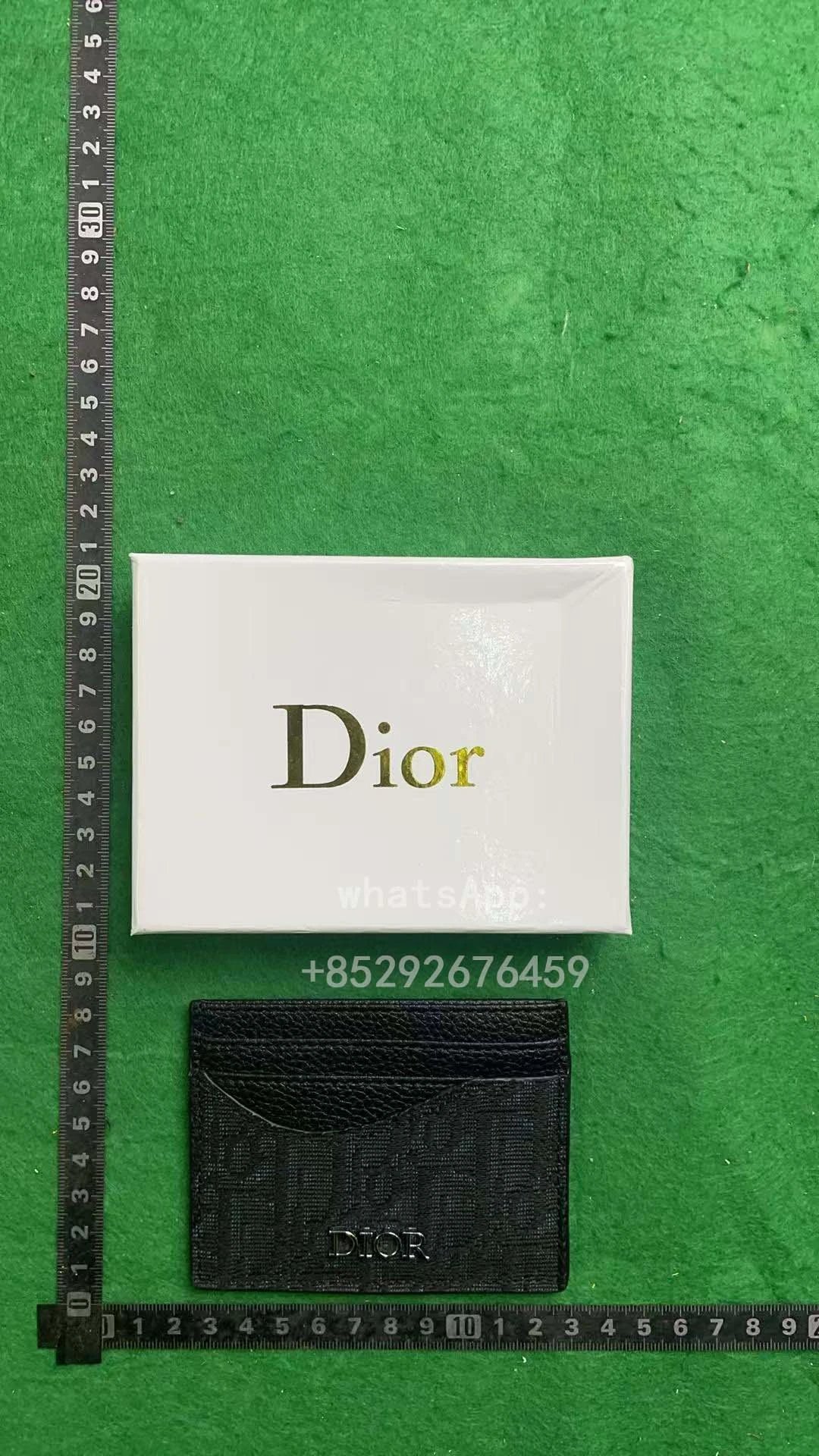 Dior Oblique Card Holder Black Wallet