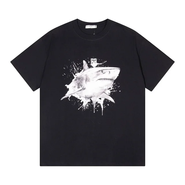 Prada T-Shirts Chain Graphic Logo T-Shirt product detail image 14