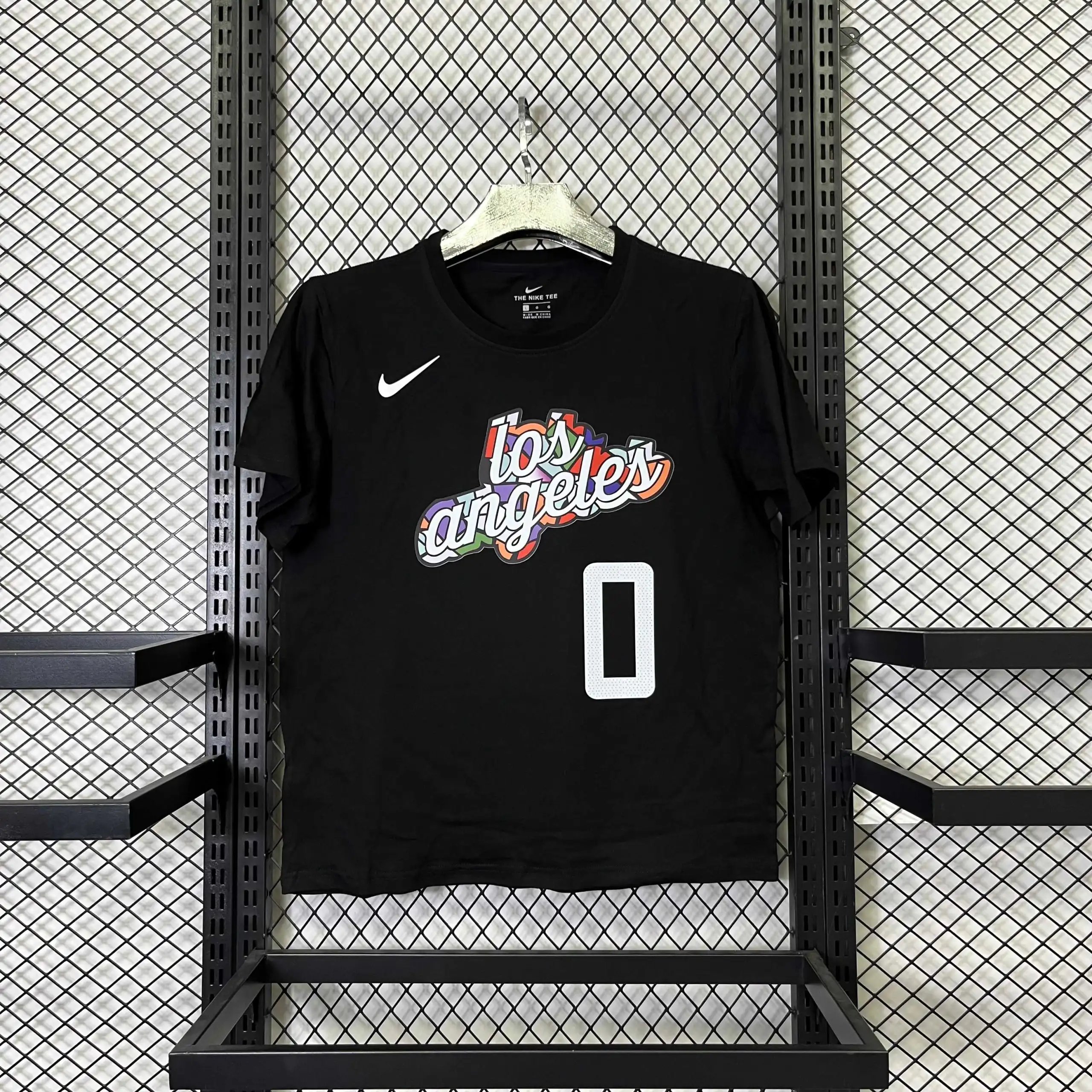 Design Graphic Print 'No Regrets' Black T-Shirt - 12