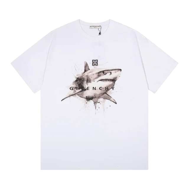 Prada T-Shirts Chain Graphic Logo T-Shirt product detail image 15