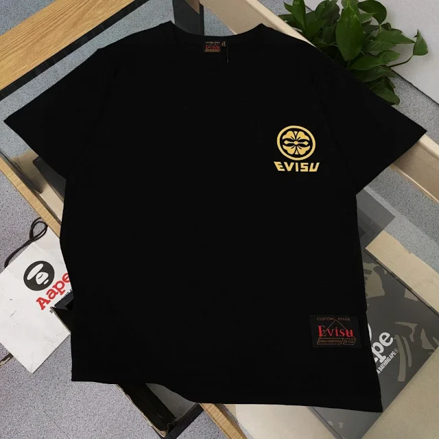 Evisu T-Shirts Graphic Crew-Neck T-Shirt product detail image 15