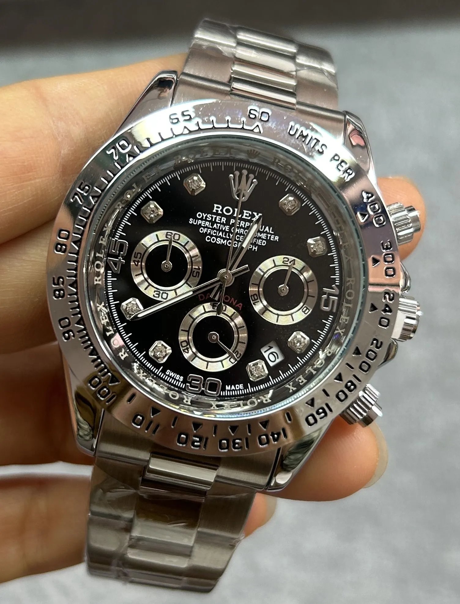 Rolex Oyster Perpetual Cosmograph Daytona Skeleton Blue Mechanical Watch Watches - 13