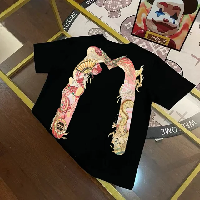 Evisu T-Shirts Graphic Crew-Neck T-Shirt product detail image 16