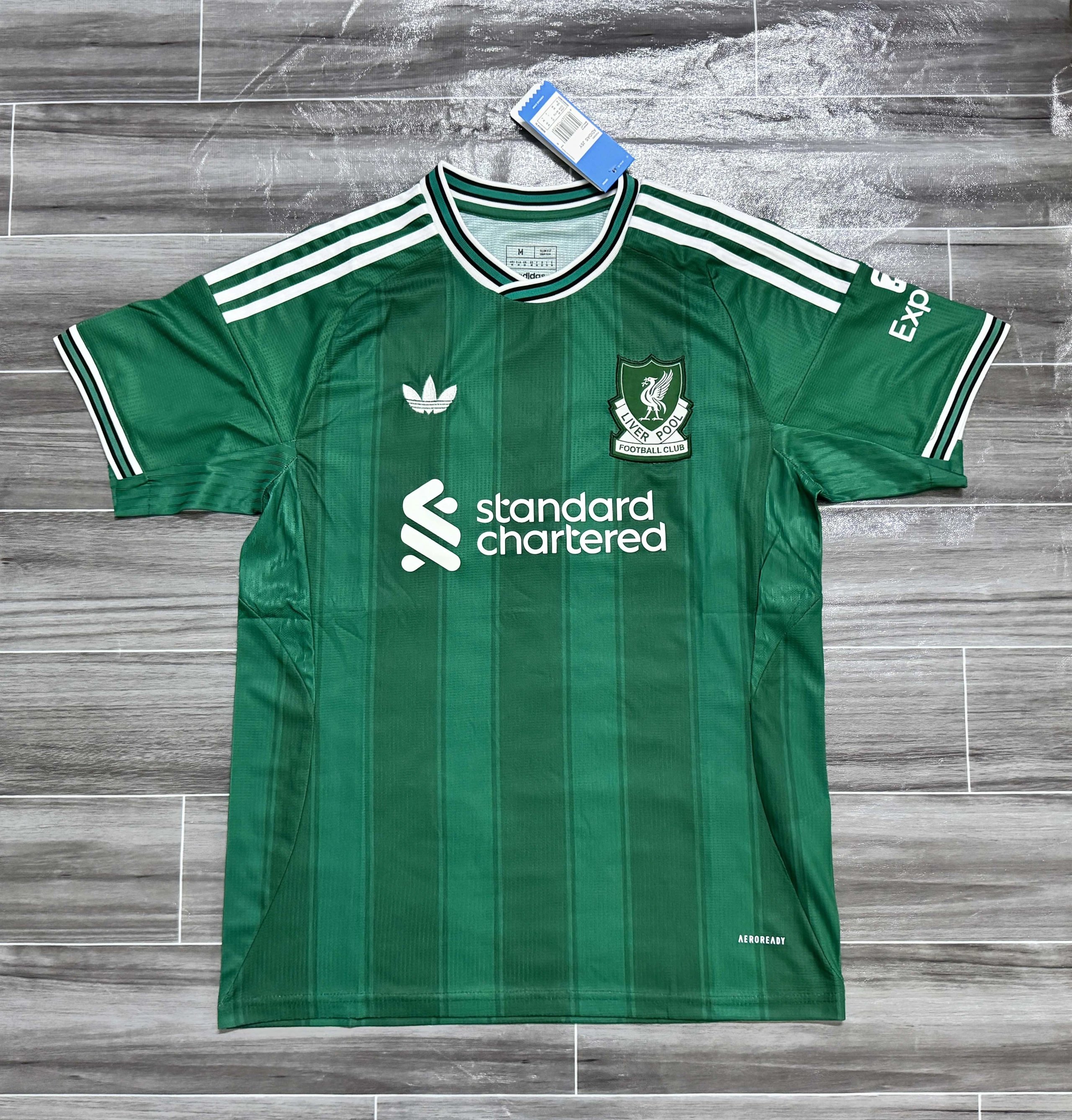 Adidas x Liverpool FC 2023-24 Third Jersey Green - 11