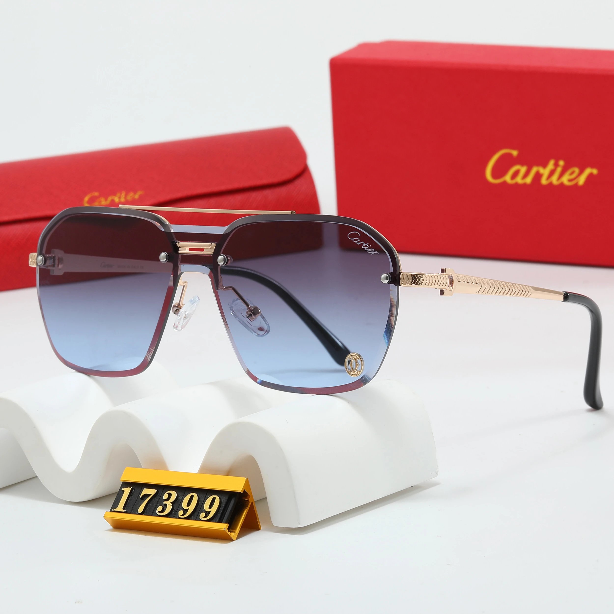 Cartier Round Gold-Frame Optical Glasses - 8