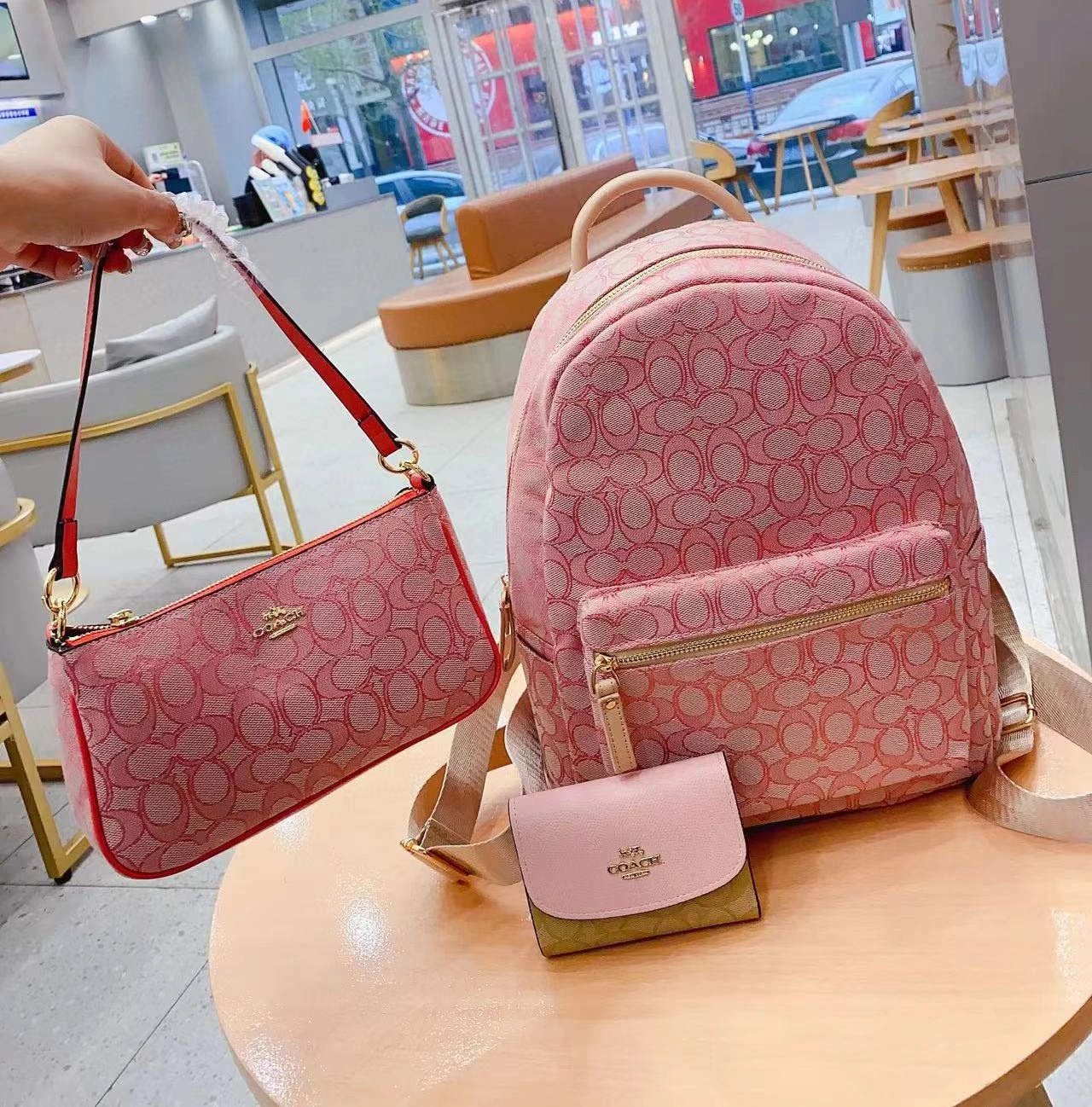 Dior Book Tote Floral Print Multicolor Tote Bag with Dior Caro Round Crossbody and Dior Montaigne Mini Wallet - 8