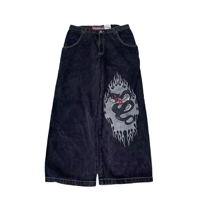 Unbranded Wide-Leg Denim Pants product detail image 11