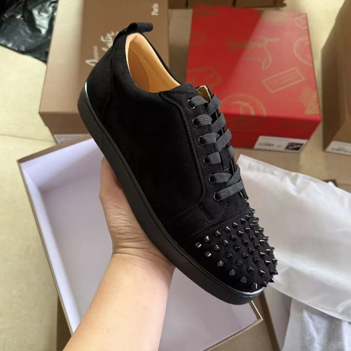Red soled shoes 1