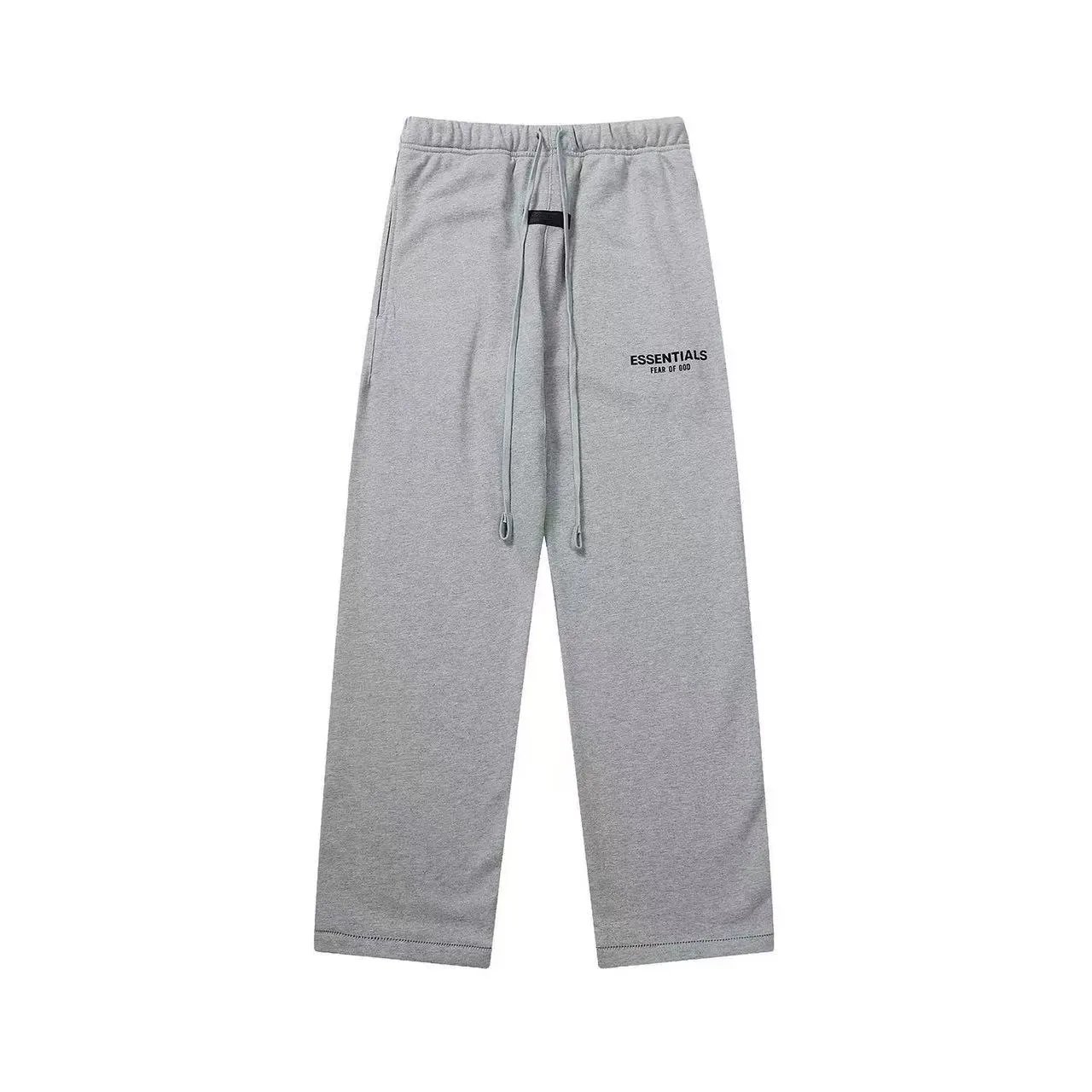 Dark gray straight leg pants