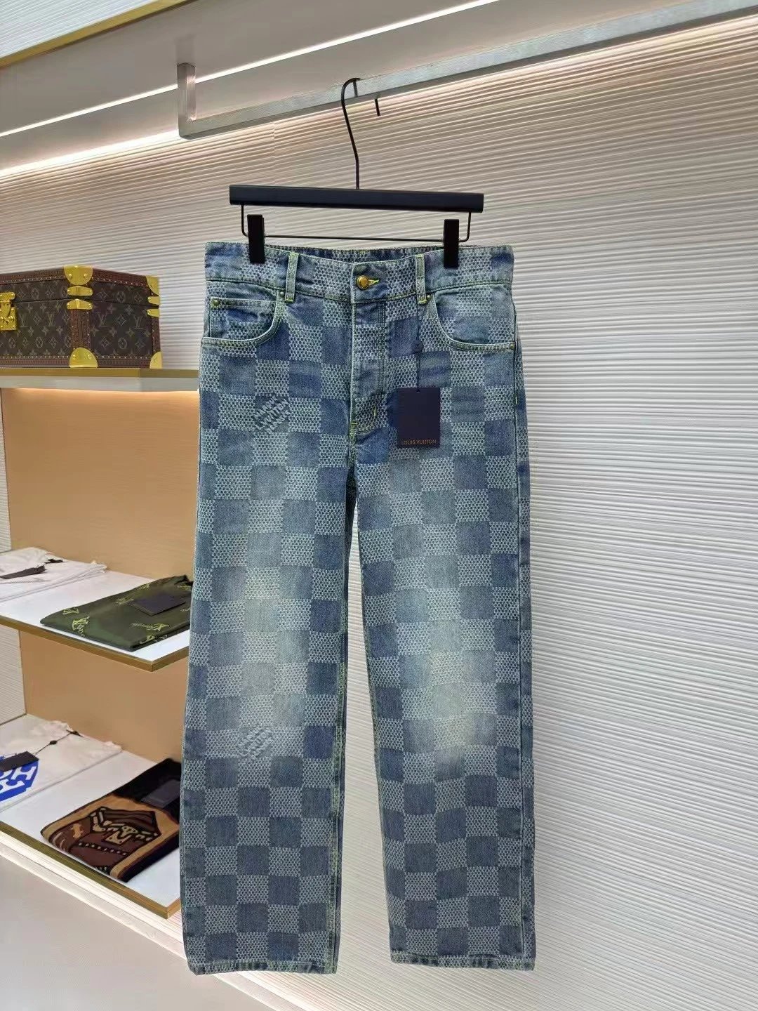 Louis Vuitton Jeans Damier Checkerboard Denim — 03