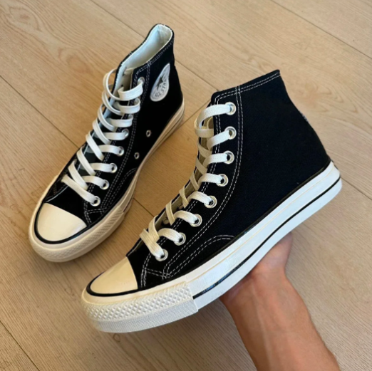 Converse Chuck Taylor All Star High Top Black and Cream Sneakers
