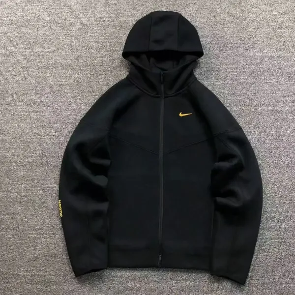 Nike Tech Fleece Full-Zip Hoodie Black - 1
