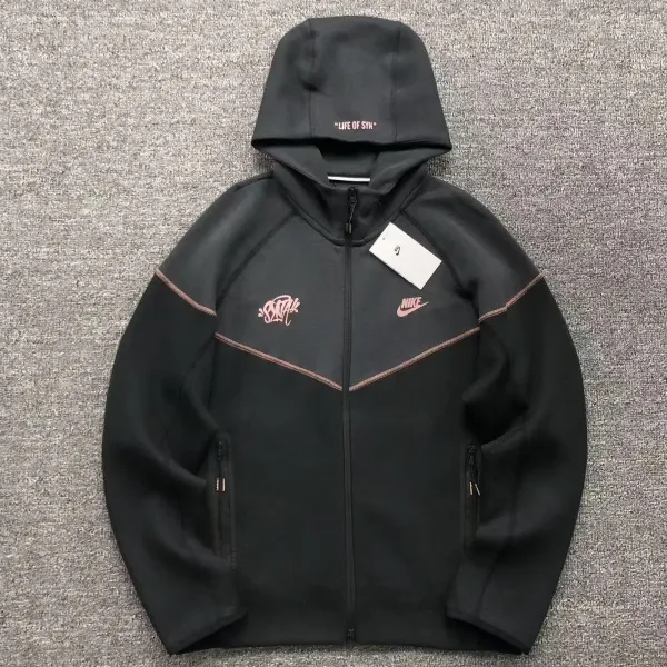 Nike x Stüssy Tech Fleece Hoodie Black - 1