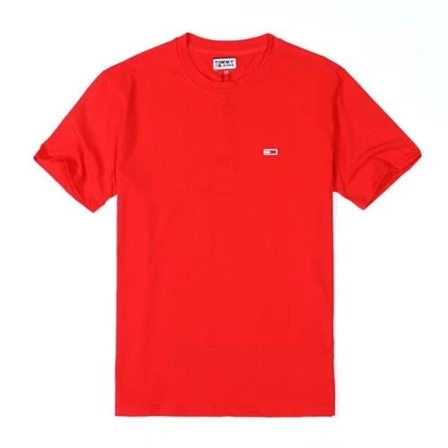 Red short sleeved shirt